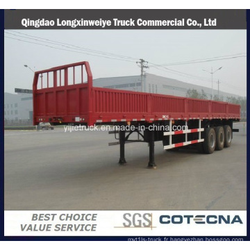 2016 Haute Qualité Tri Axle Side Wall Semi Remorque